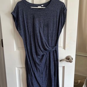 GAP T-shirt dress with side ruching